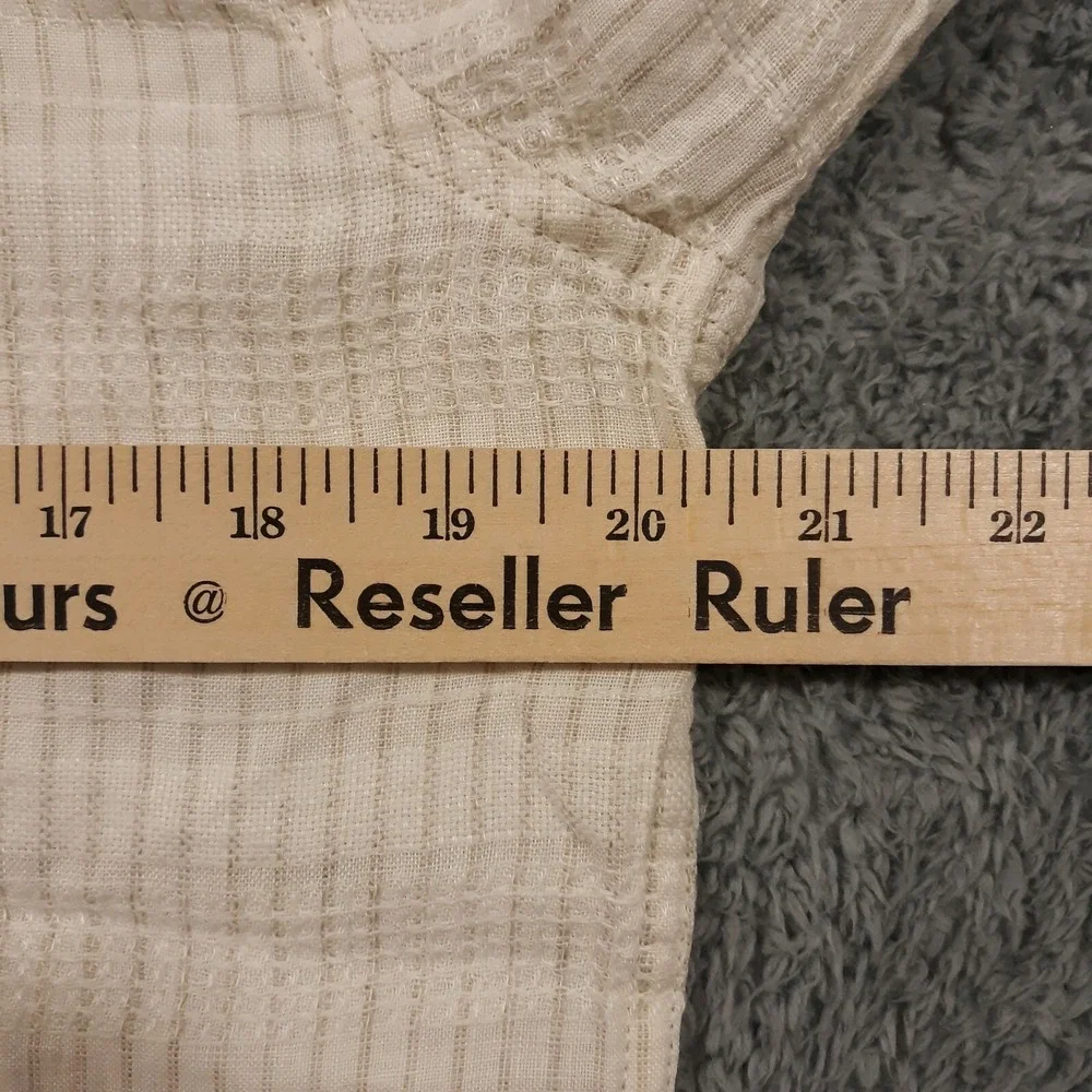 Banana Republic Linen Shirt Mens Small Breathable Casual Beach Beige NEW